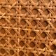 Vintage buffet in bamboo and cannage 1970