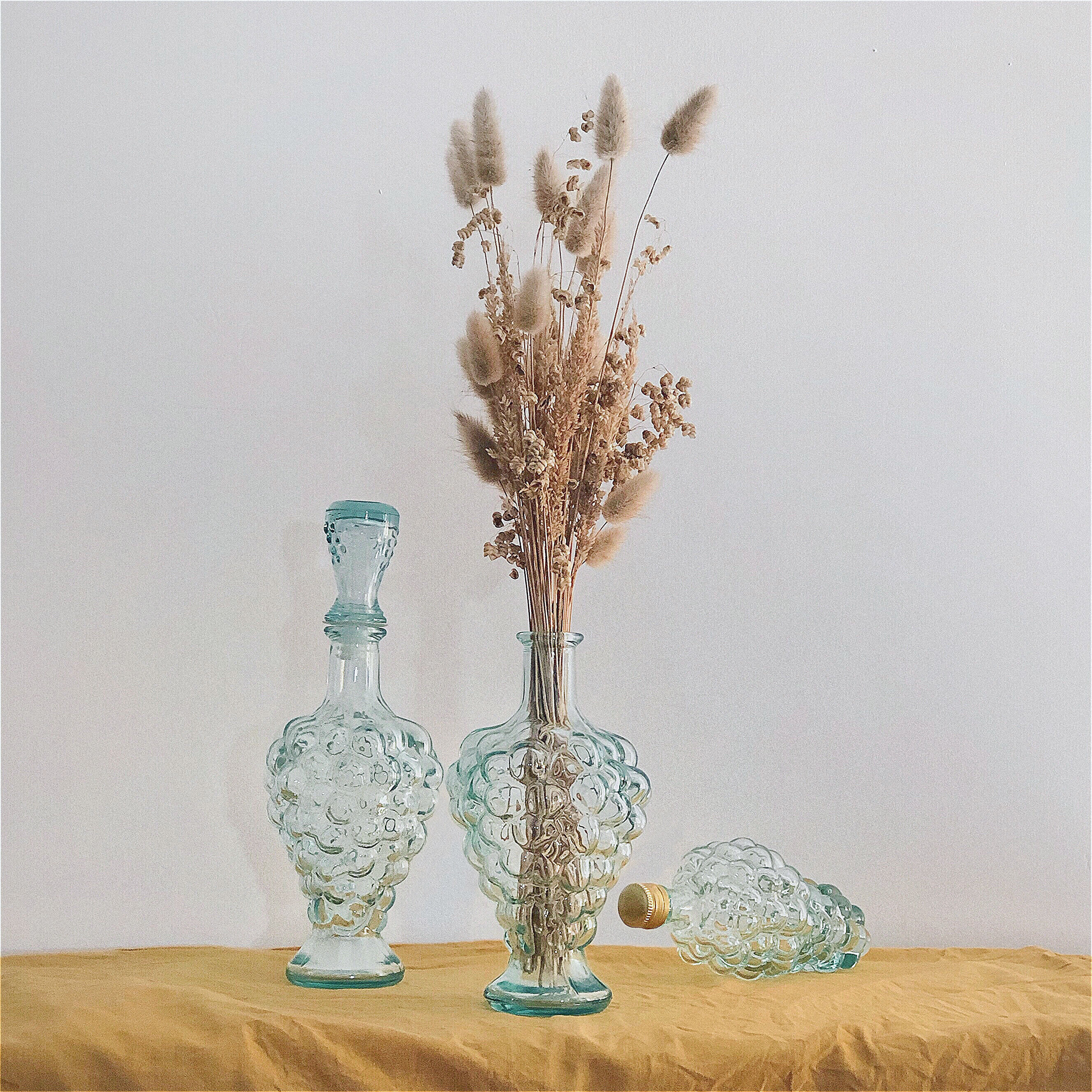 Grape bunch-shaped bottles