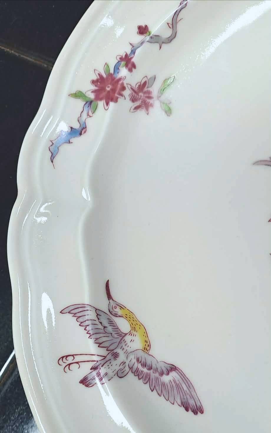 6 flat plates Bernardaud model Chantilly