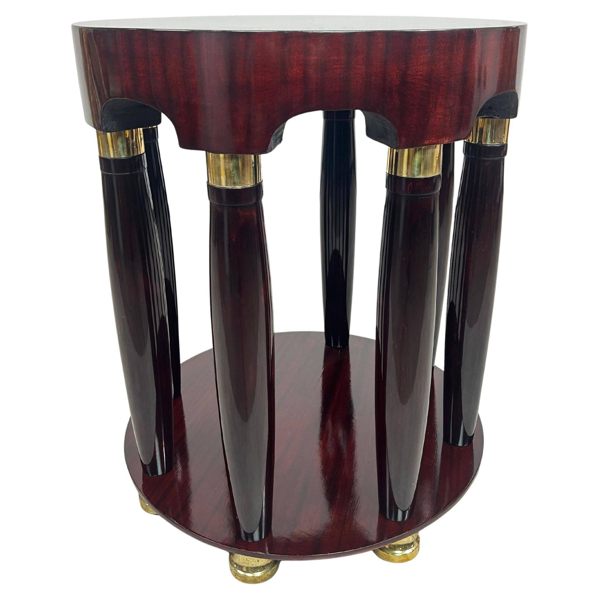 Very rare Secessionist coffee table by Haberfeld designed by Adolf Loos for F.O. Schmidt.