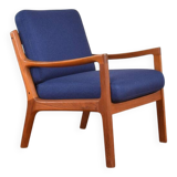 Danish Teak Senator Lounge Chair by Ole Wanscher for Cado, 1960s.