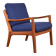 Danish Teak Senator Lounge Chair by Ole Wanscher for Cado, 1960s.