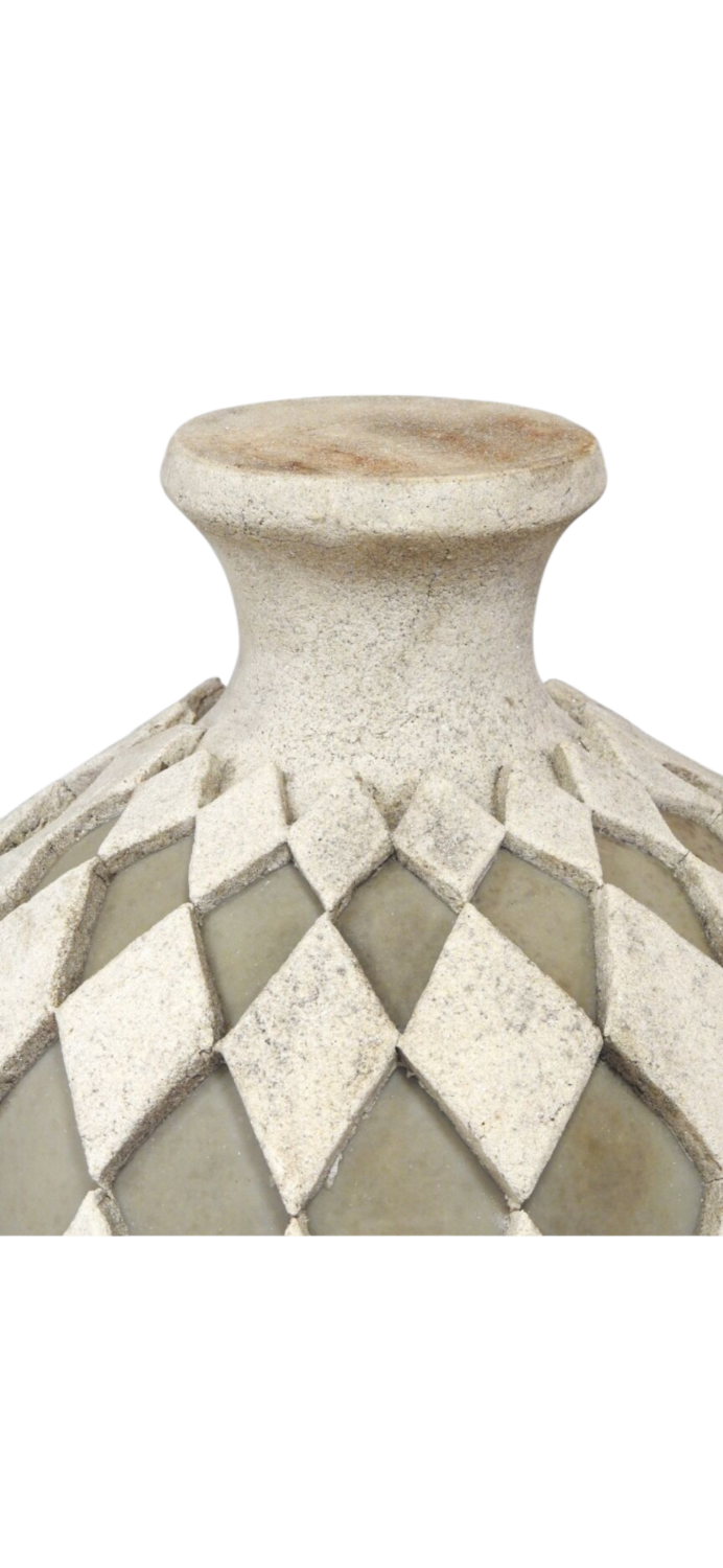Pair of ornamental lighting elements Prada Rosso Italy, 120 cm
