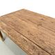Large brutalist farmhouse table in solid oak from the 1950s.