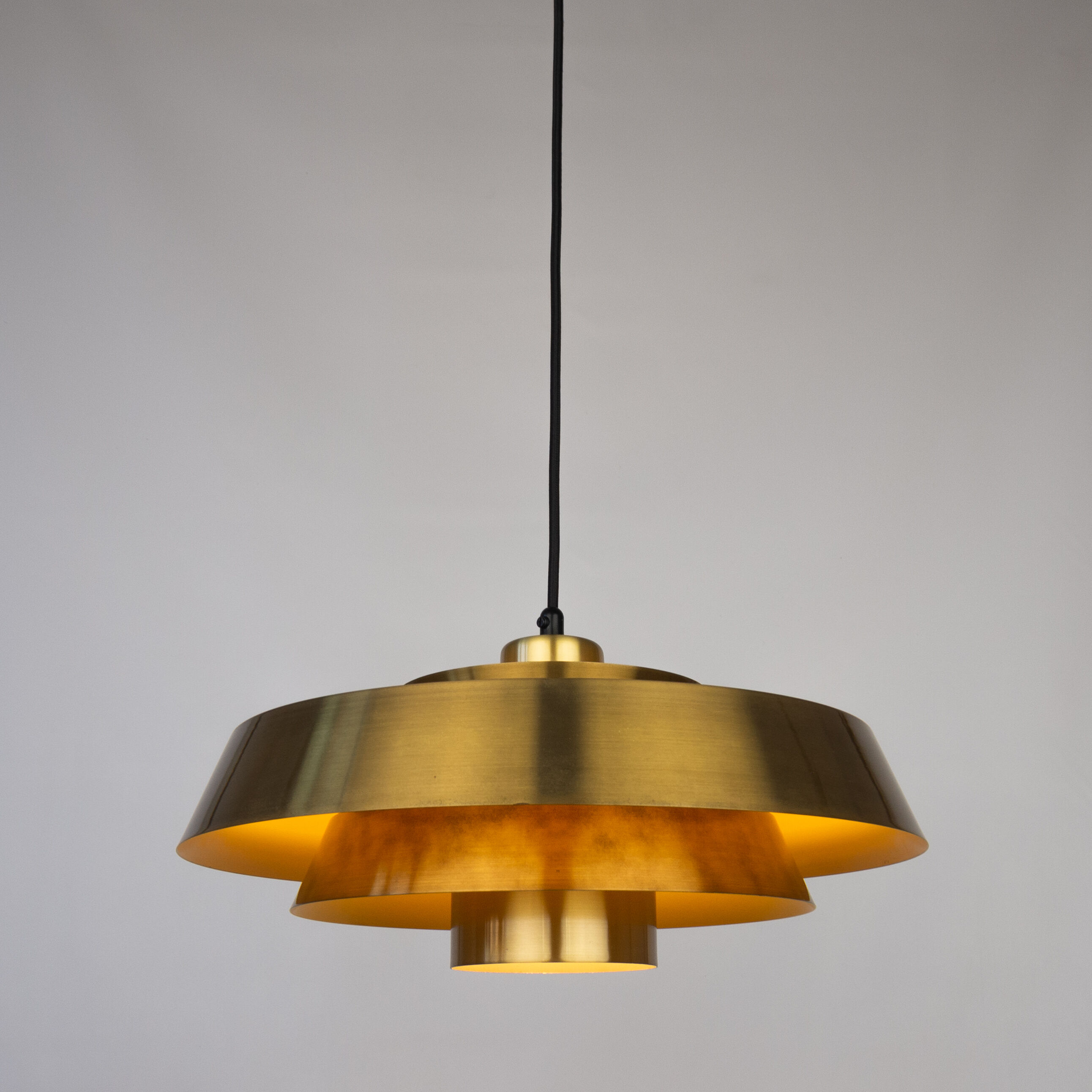 Danish vintage pendant lamp Nova by Jo Hammerborg, Fog og Morup, 1963