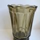 Vase en verre fumé années 60-70