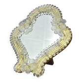 Miroir en verre Murano original, années 1950