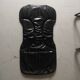 Black metal chair and Leather Cidue, Italy 1970