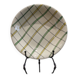 Deep plate Salins France, St Yves pattern, Vintage