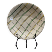 Assiette creuse Salins France, Motif St Yves, Vintage