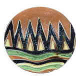 Large ceramic dish by Giraud Biot