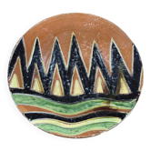 Large ceramic dish by Giraud Biot