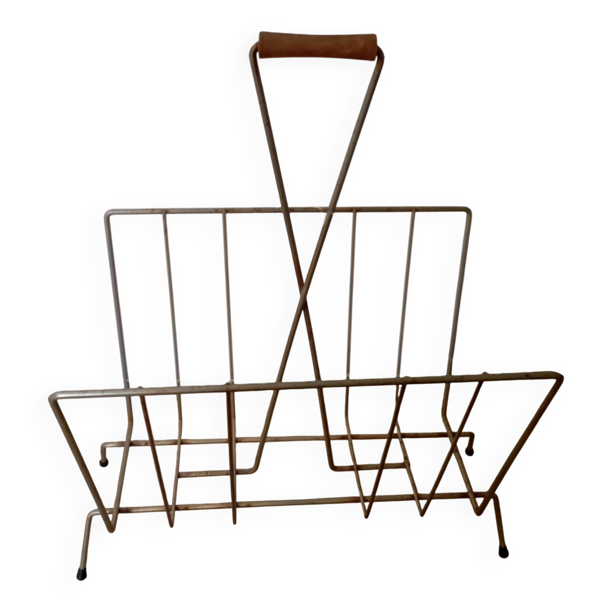 Metal/brass magazine rack