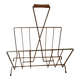 Metal/brass magazine rack