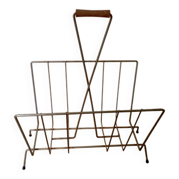 Metal/brass magazine rack
