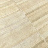 5x8 Beige & Cream Striped Kilim Rug, 160x234Cm