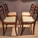 4 chairs with removable seat