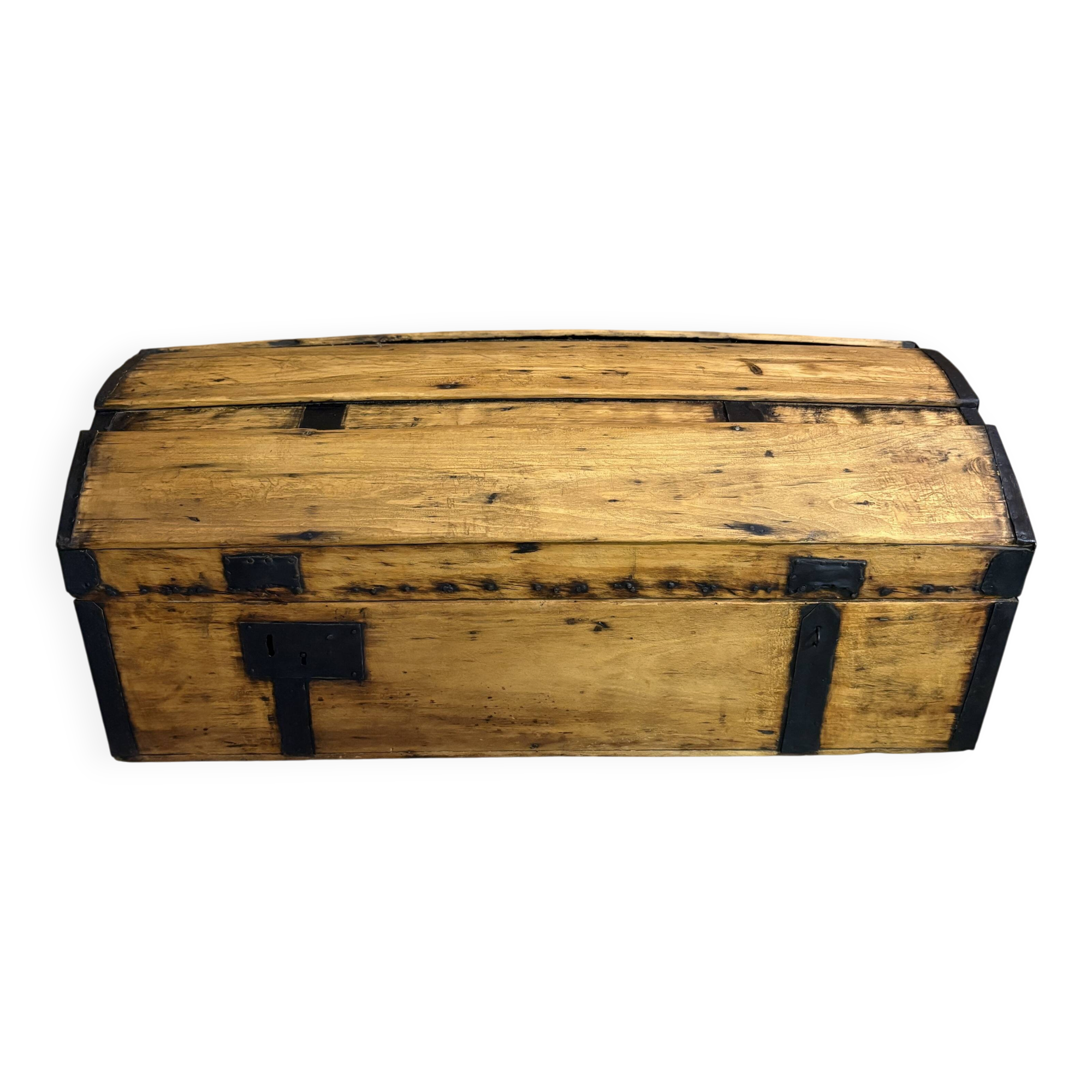 Old wooden trunk