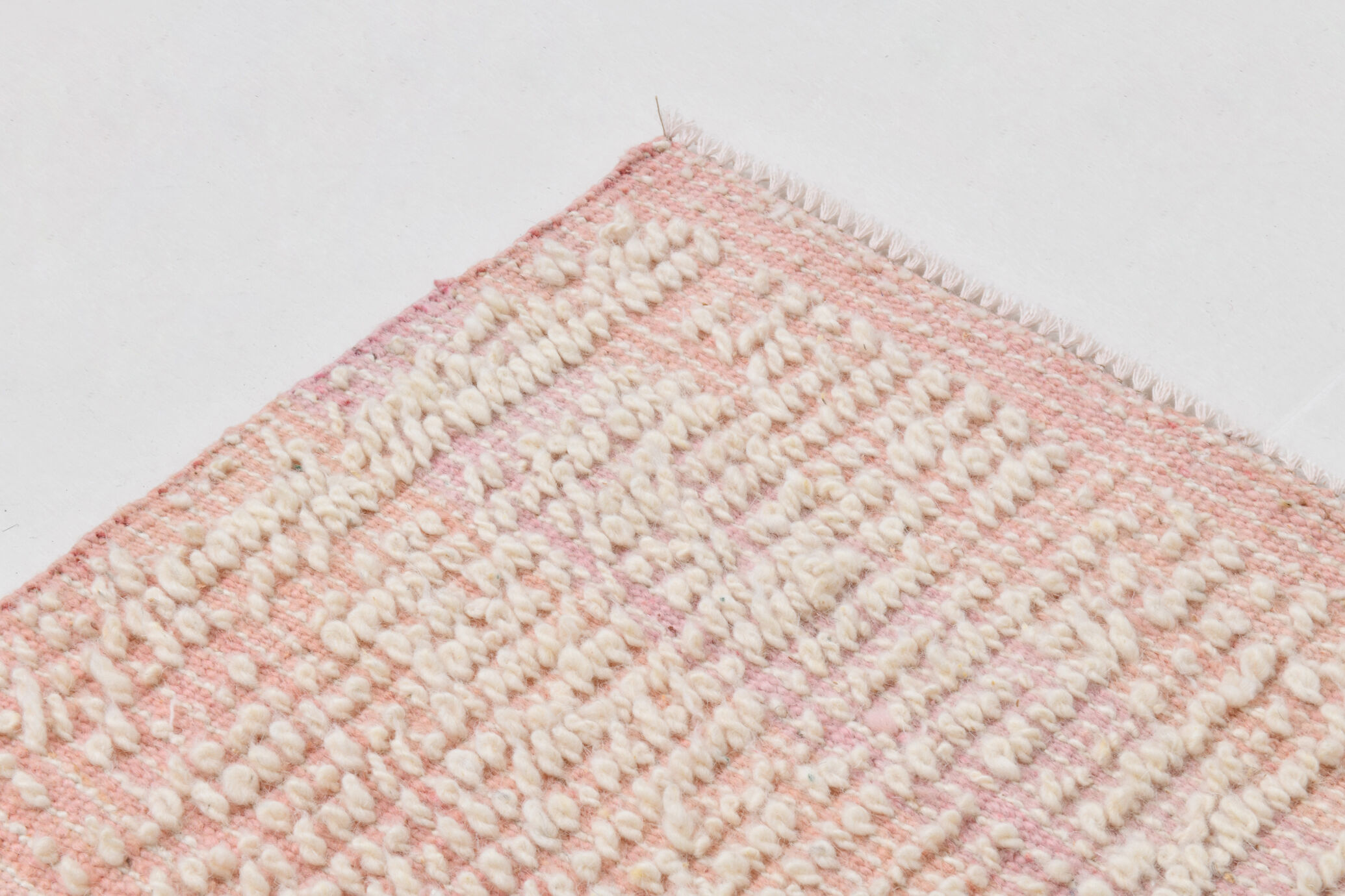 Tapis turc rose Kilim Blush 7x8, 228x248cm