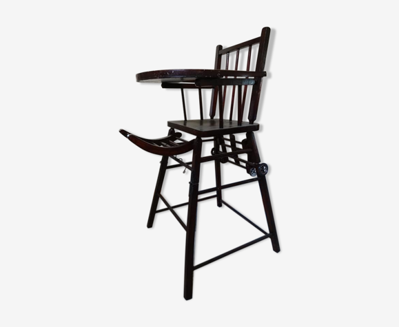 Chaise haute bois