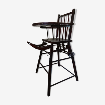 Wood high chair