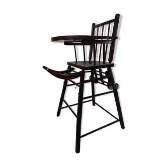 Wood high chair