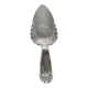 Vintage silver-plated pie server with rose decoration.