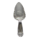 Vintage silver-plated pie server with rose decoration.