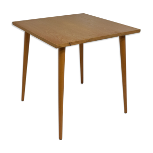 Table en bois carré de Otto Bretschneider K.G.1950