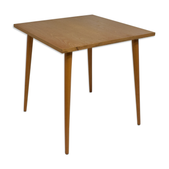 Table en bois carré de Otto Bretschneider K.G.1950