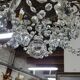 Chandelier with pendants 18 bulbs