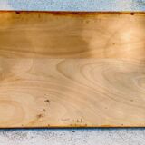 Wooden wall display cabinet with glass door