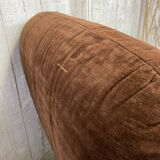 Vintage velvet fireside chair