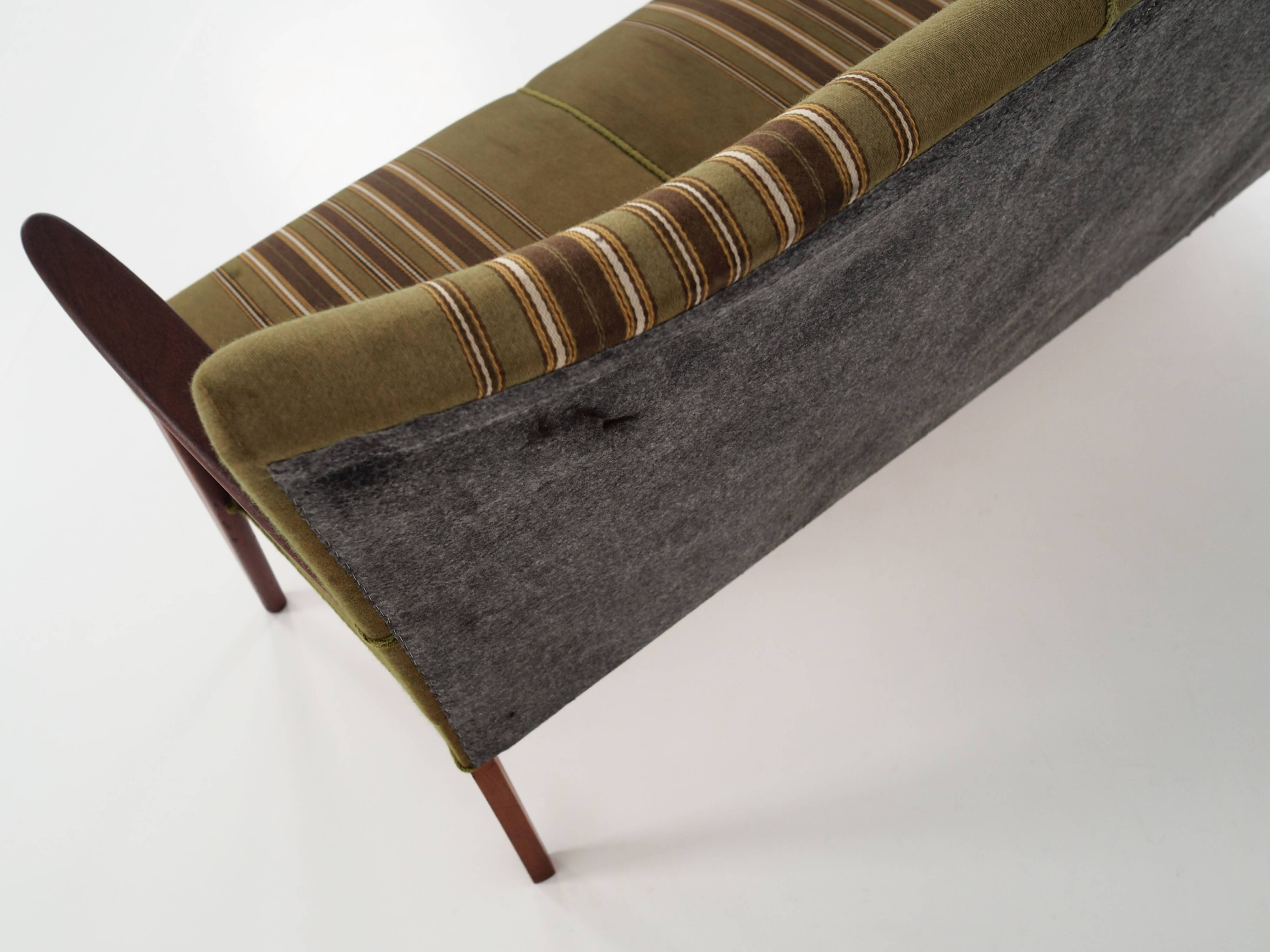 Canapé en teck, design danois, années 1960, fabrication : Danemark