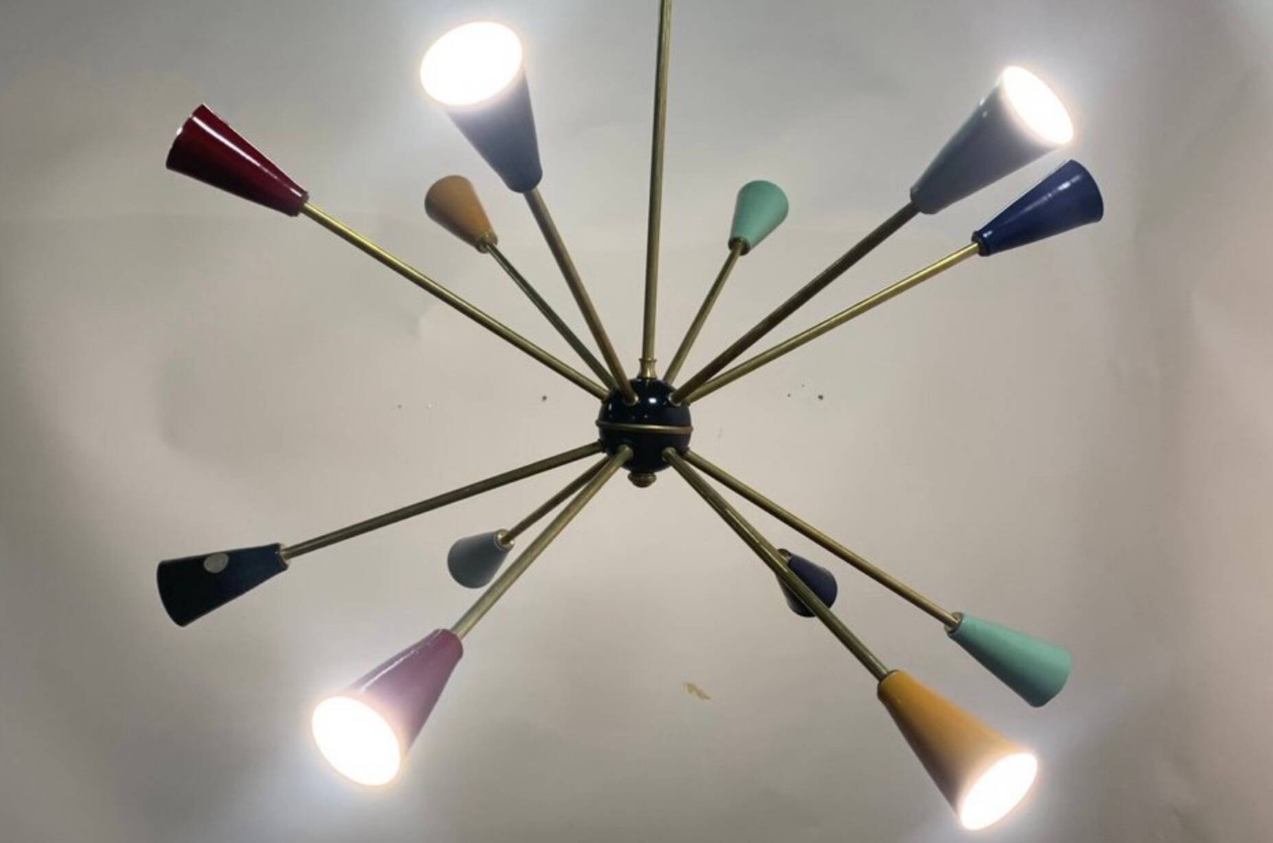 Sputnik Hanging Lamp from Stilnovo, 1950s