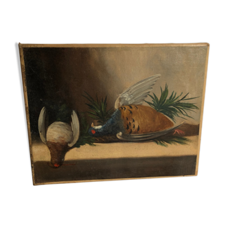 Still life with pheasants