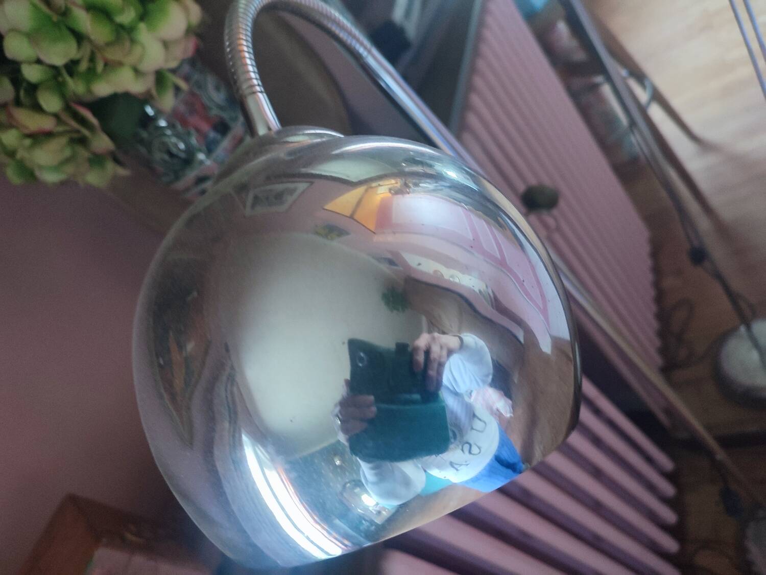 Lampe chromée vintage