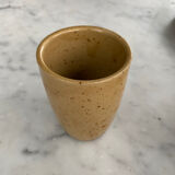 Christmas pop up 2022 yellow stoneware mugs