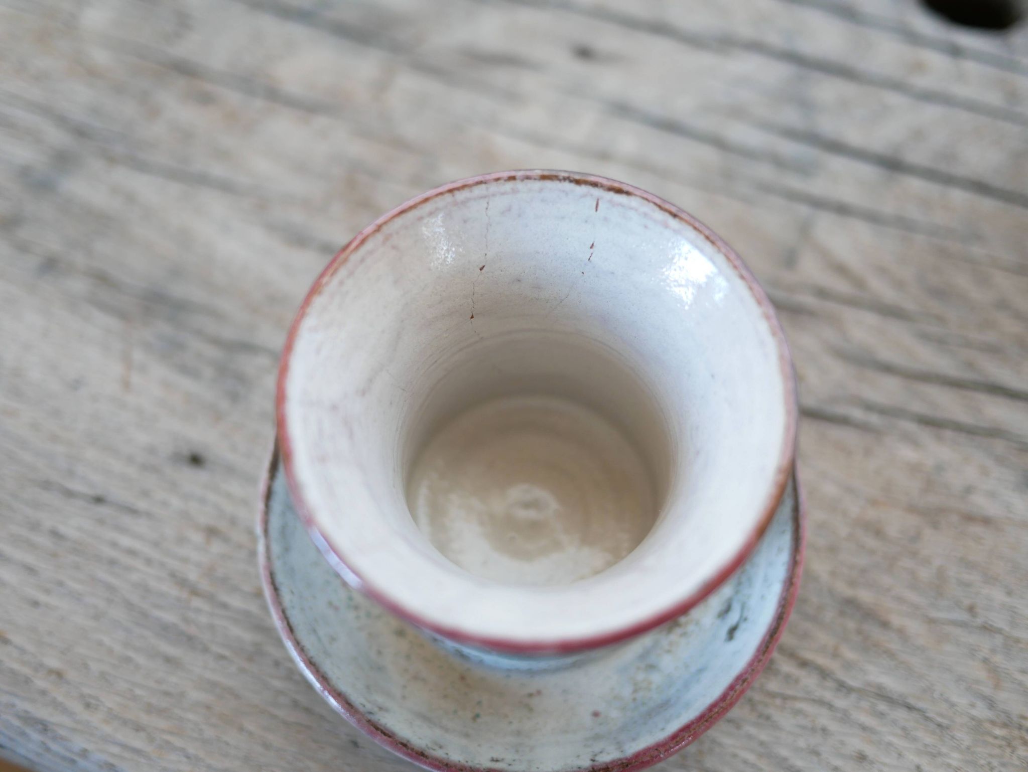Vintage ceramic candle holder by Atelier Le Mûrier, Vallauris