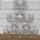 Set of 6 Rupel crystal cups