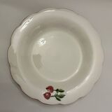Earthenware draining salad bowl
