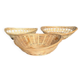 3 wicker baskets