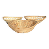 3 wicker baskets