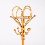 Italian Bamboo-Rattan coat hanger, 1980's