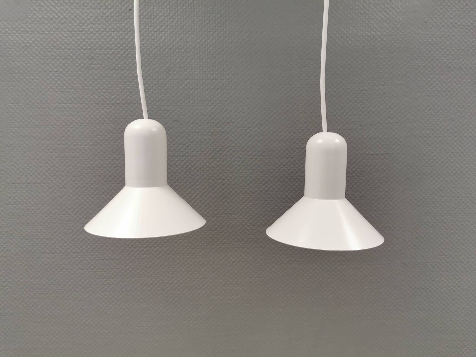 A pair of Confetti lamps designed by Claus Bonderup 1980s Denmark.