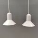 A pair of Confetti lamps designed by Claus Bonderup 1980s Denmark.