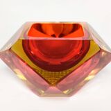 Cendrier en verre de Murano de Flavio Poli, années 60