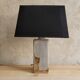 Lampe de table pied en grès vernissé