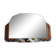 Art deco mirror, 77x50 cm