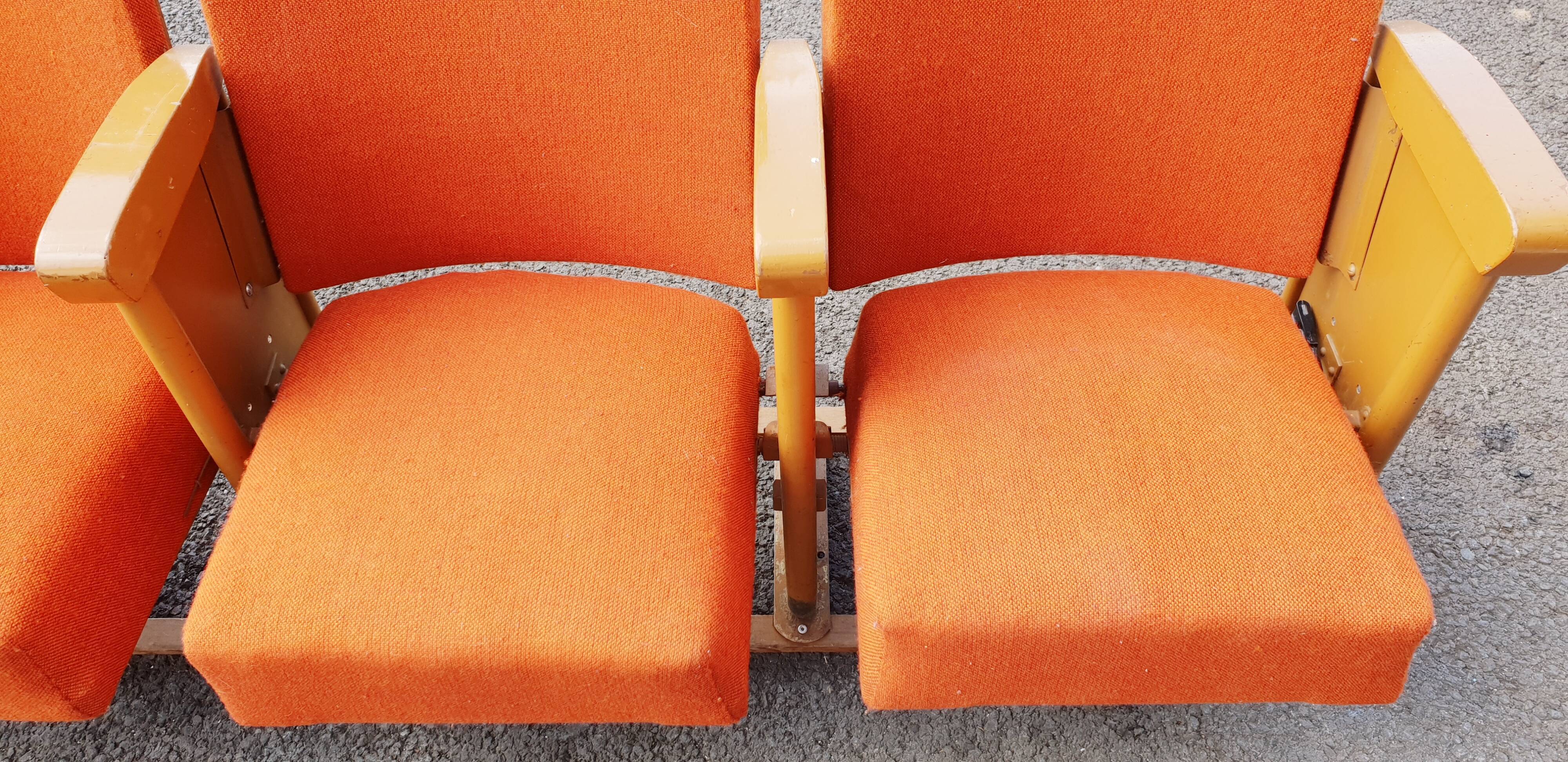 Vintage cinema chairs